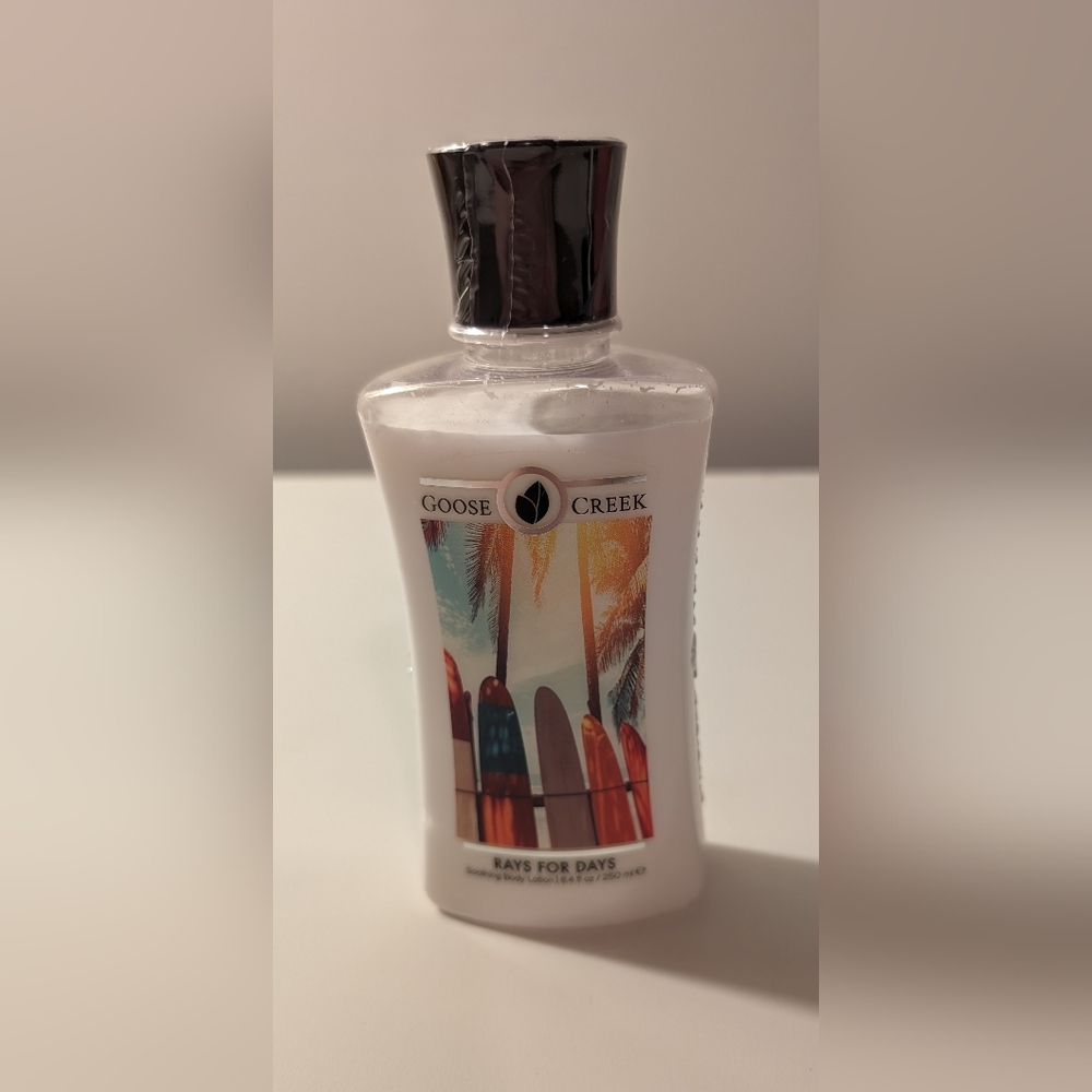 NEW SEALED Goose Creek Rays For Days Body Lotion 8.4 fl oz.